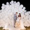 RUBFAC White Balloons Different Sizes 105pcs 5/10/12/18 Inch for Garland Arch, Party Latex Balloons for Happy New Year Decorations 2024 Birthday Party Wedding Anniversary Baby Shower Party Decoration
